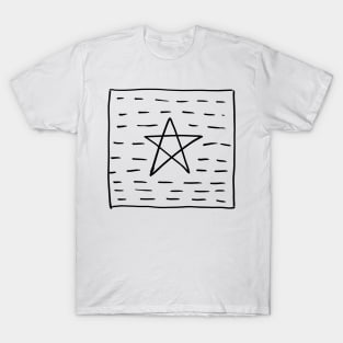 A five edges star T-Shirt